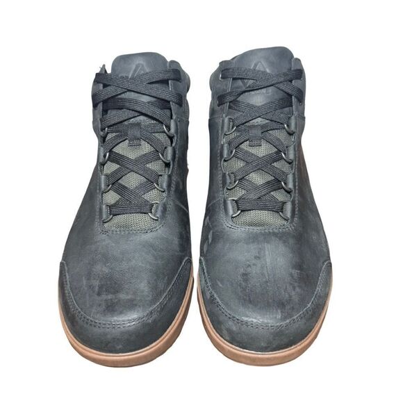 Forsake Phil Mid Black Leather Waterproof Sneaker Boot Men\'s Size 10